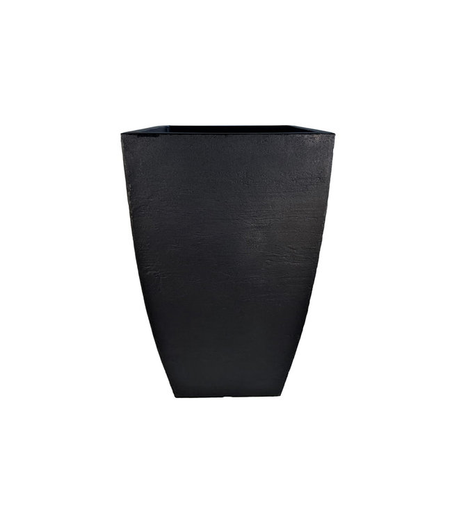 Modern Square Planter - Black
