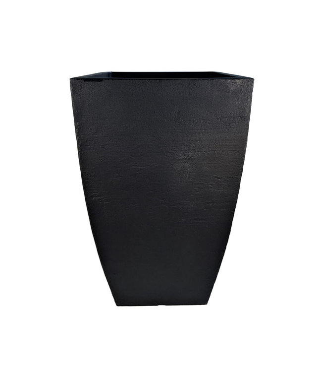 Modern Square Planter - Black