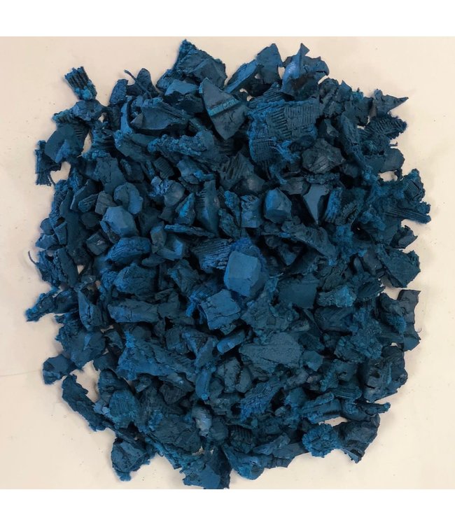Blue Rubber Mulch - 20lb Bag