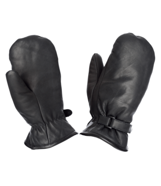 Tough Duck Tough Duck Leather Adjustable Pile Lined Mitt - Black