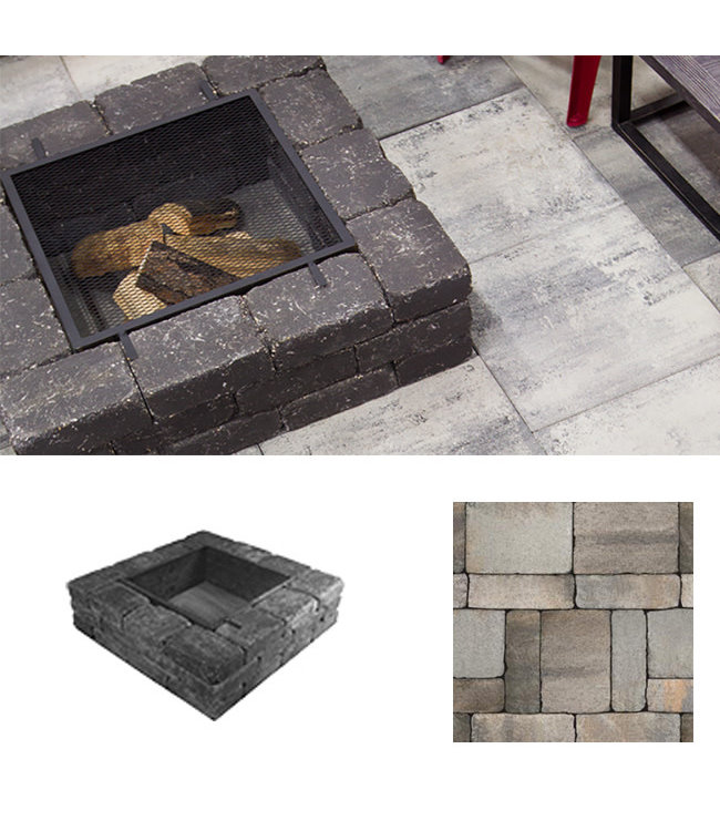 Belgard StackStone Fire Pit Kit Livingstone Outdoor Ltd.