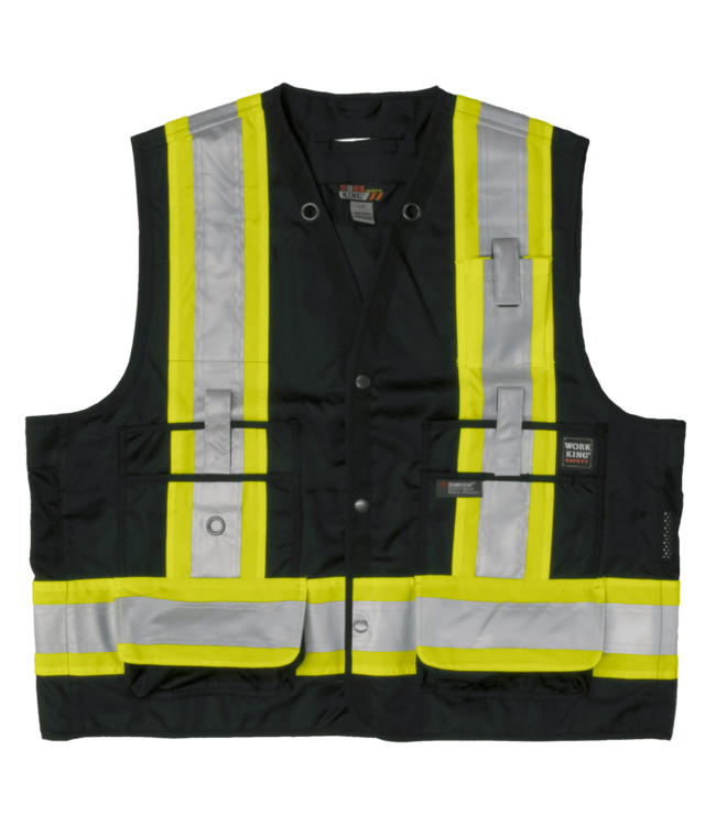Tough Duck Surveyor Safety Vest - Black