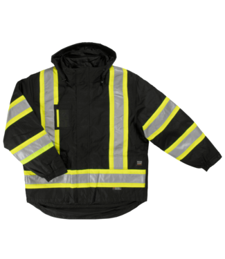 Tough Duck Tough Duck 5-in-1 Safety Jacket - Black