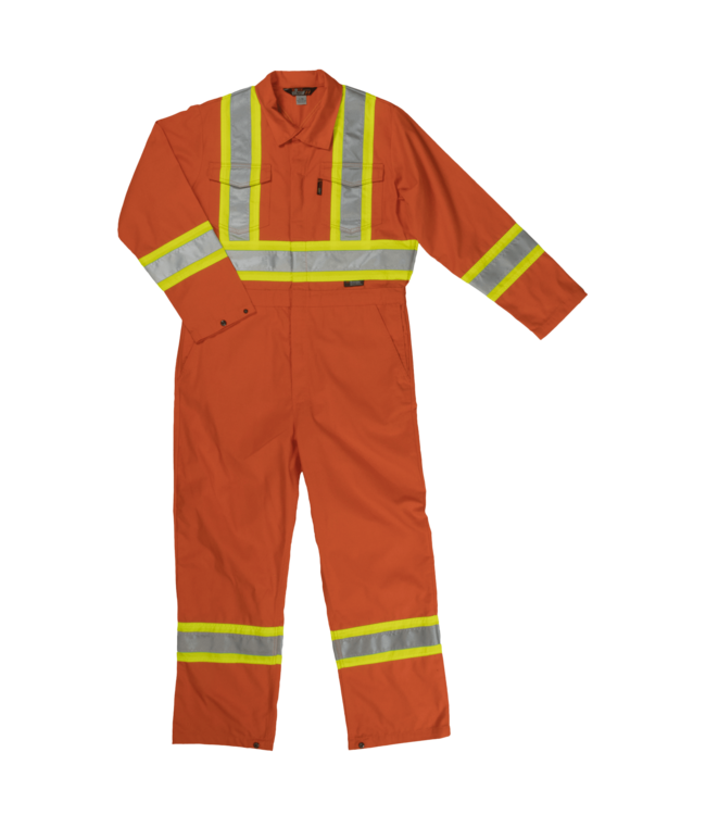 Tough Duck UnLined Safety Coverall - Blaze