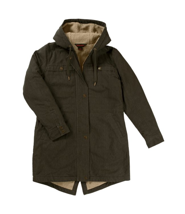 Tough Duck Women's Sherpa Lined Jacket - Olive