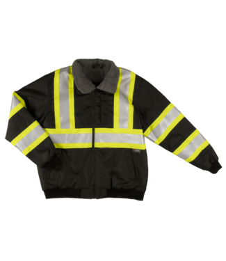 Tough Duck Tough Duck Sherpa Lined Safety Jacket - Black