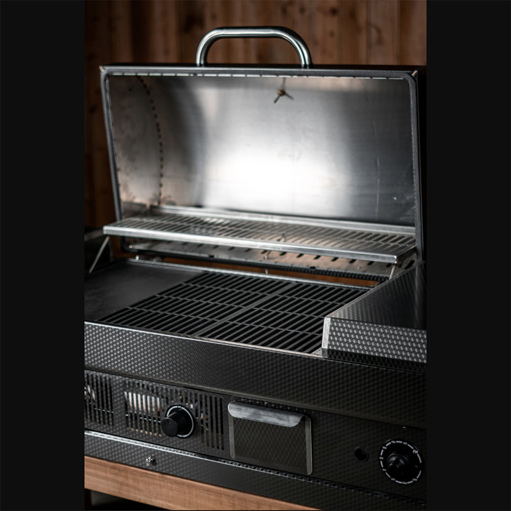 Black Earth Grills Hybrid Grill BuiltIn Livingstone Outdoor