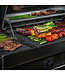 Black Earth Grills Hybrid Grill - Built-In with Black Checkered Stainless Steel