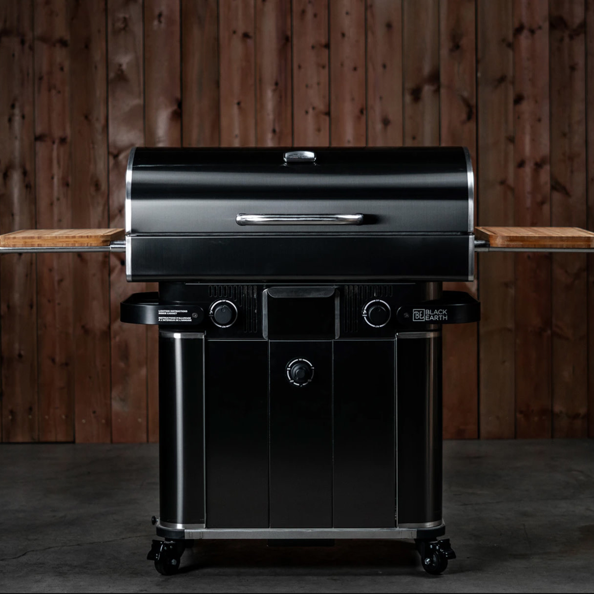 Black Earth Grills Hybrid Grill Freestanding Livingstone Outdoor