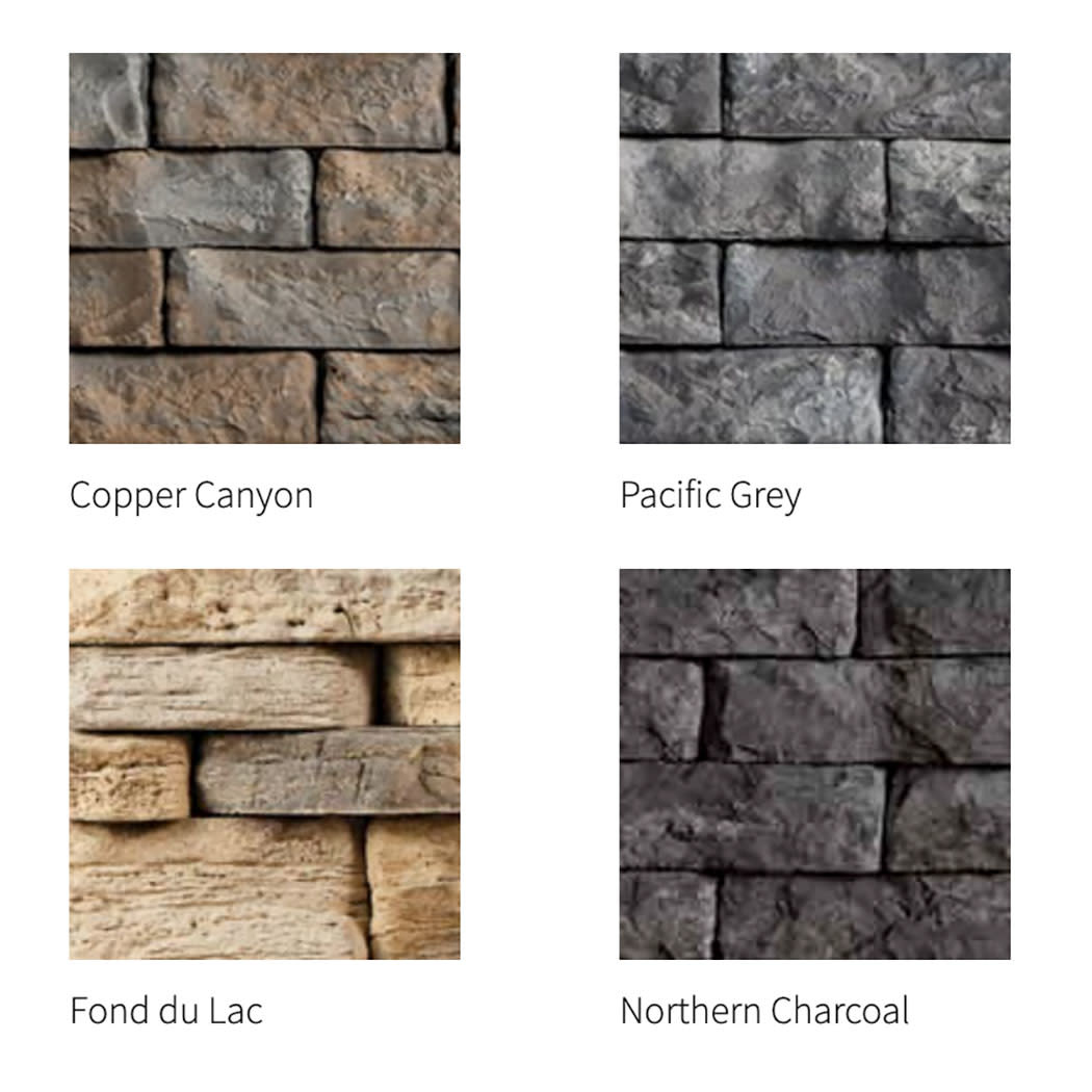 Barkman Rosetta Dimensional Fire Pit Kit (12 x 28 x 28) Livingstone