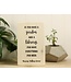 Small Wooden Sign - Garden and Library