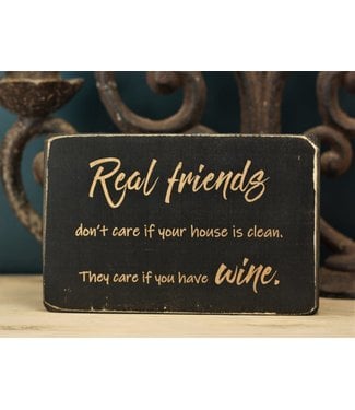 Daisy Thirteen Small Wooden Sign - Real Friends