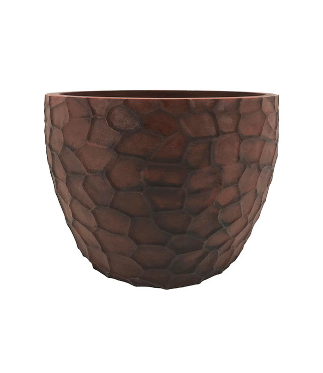 Prisma Round Planter - Corten Steel