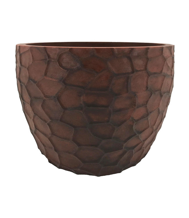 Prisma Round Planter - Corten Steel