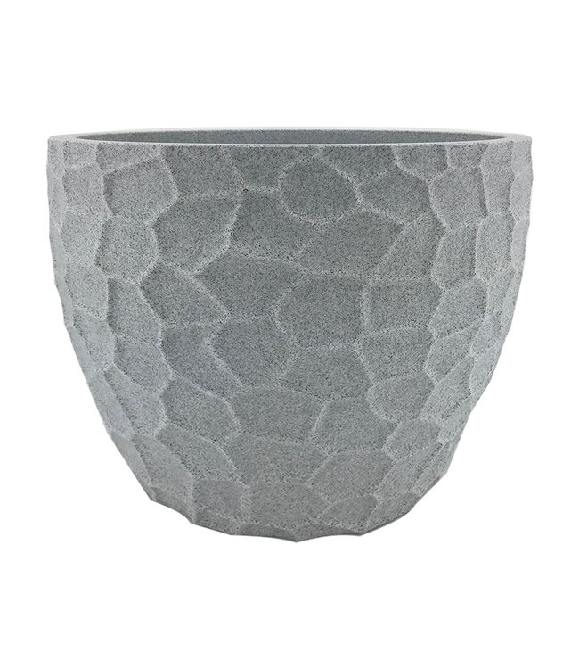 Prisma Round Planter - Granite
