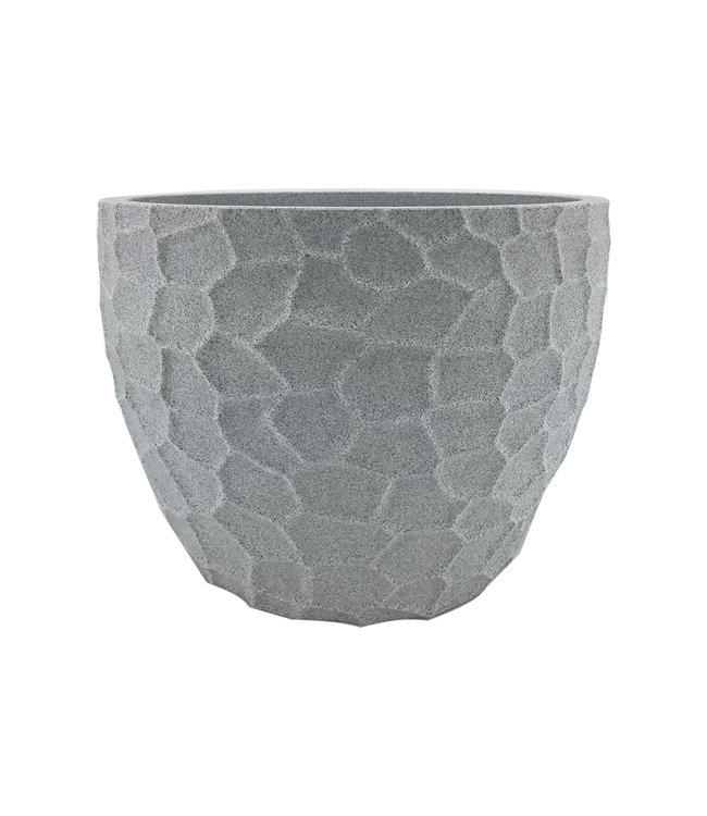 Prisma Round Planter - Granite