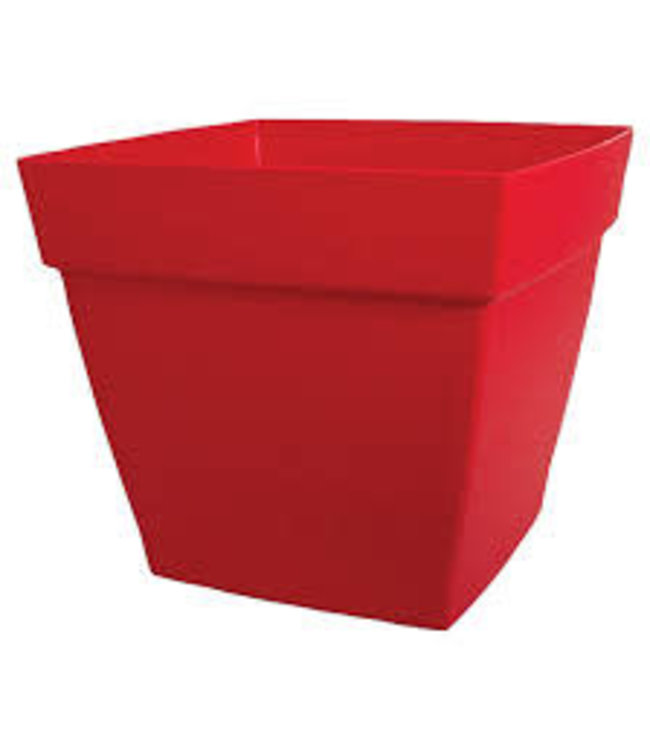 DCN Harmony Patio Planter 16" square Red
