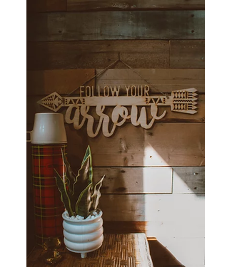 Forrest Bound Designs Follow Your Arrow Wall Hanging