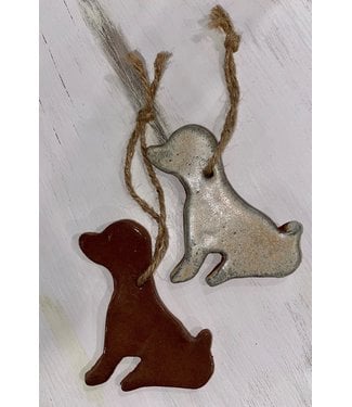 Crafty Inagoodway (C) 3" Dog Ornament