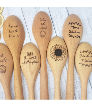 Leotto Designs (C) Sunflower Wooden Spoon