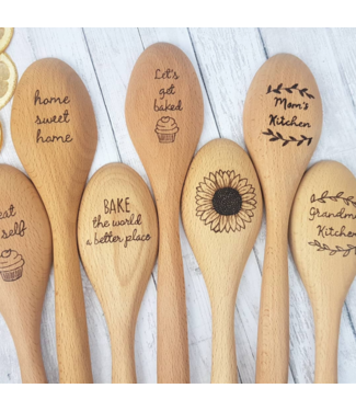 Burn It Down Woodworks (c) Let's Get Baked Wooden Spoon