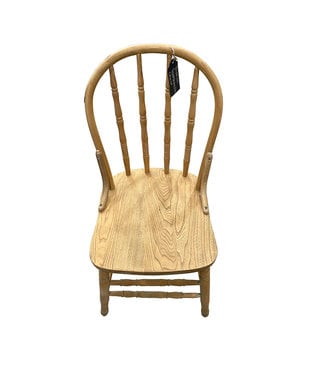 GR's Antiques Blonde Wood Chair '30's'