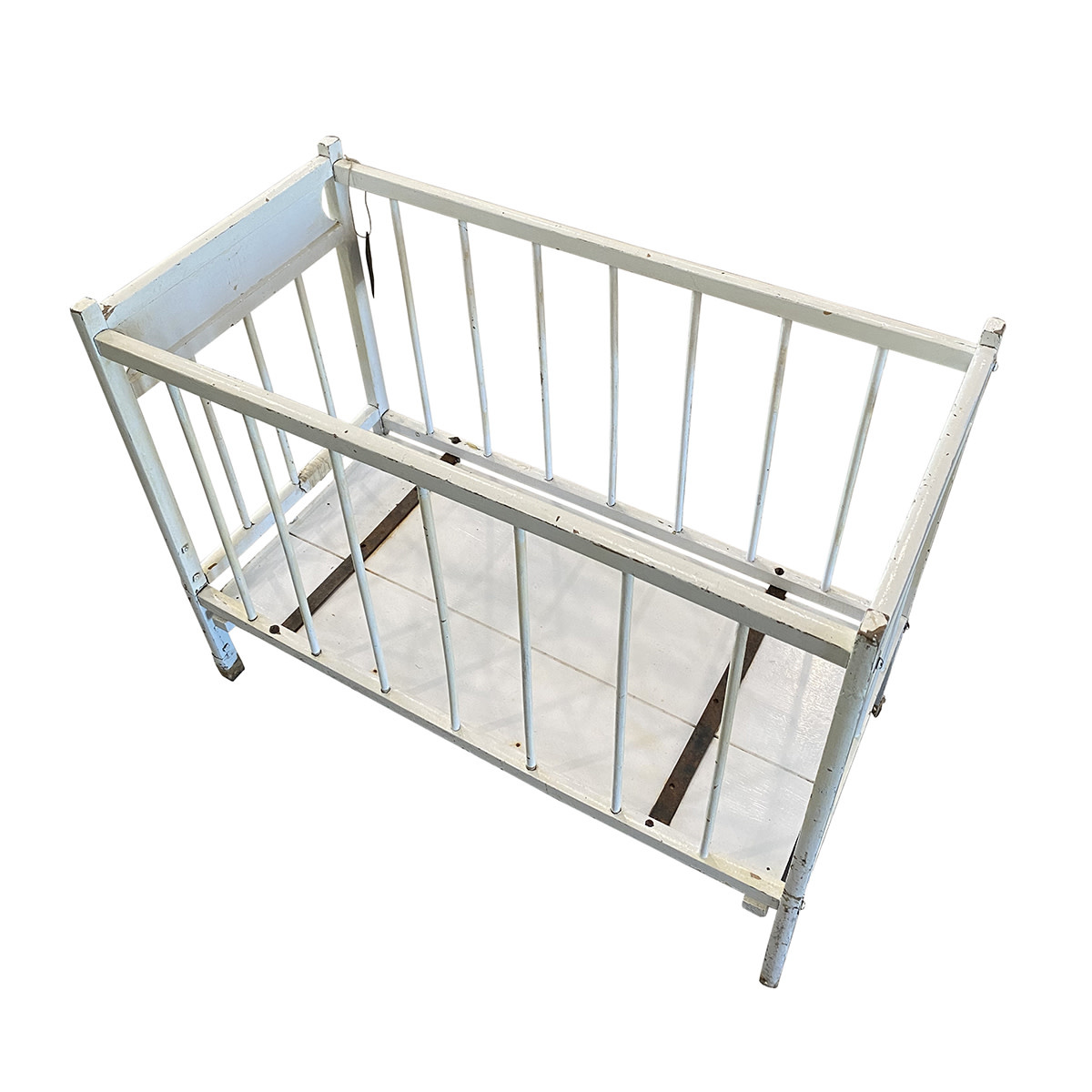Antique wooden crib hotsell