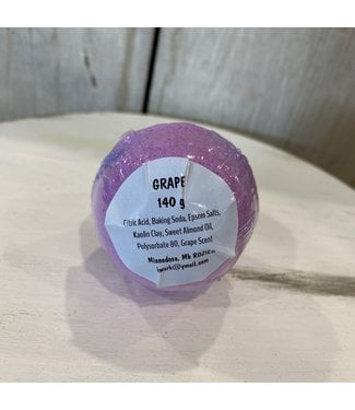 M&W Soaps Grape Bath Bomb