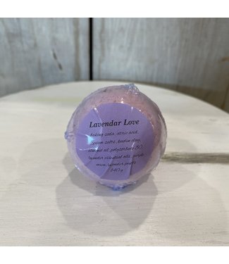 M&W Soaps Lavender Love Bath Bomb