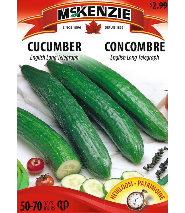 Mckenzie Cucumber English Long Telegraph Seed Packet