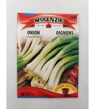 Mckenzie Onion Annual Bunching Seed Packet