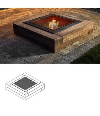 Barkman Barkman Bridgewood Wall Fire Pit Kit