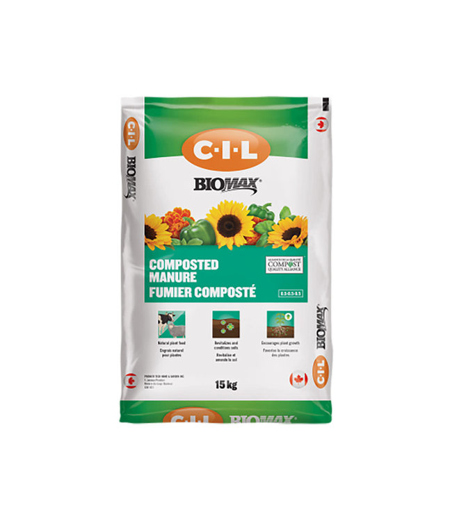 C-I-L Biomax Composted Manure - 15kg Bag