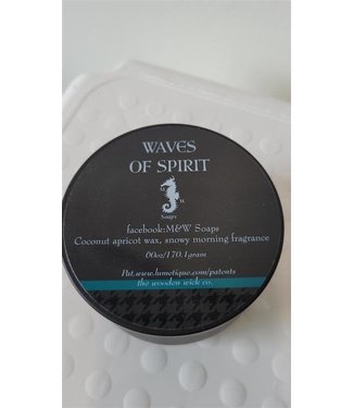 M&W Soaps (C) Waves of spirit Candle 6oz