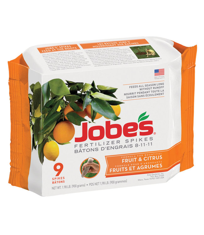 Jobes Fruit & Citrus Fertilizer Spikes