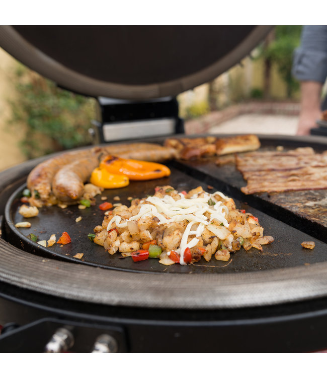 Classic Joe® - Half Moon Cast Iron Reversible Griddle