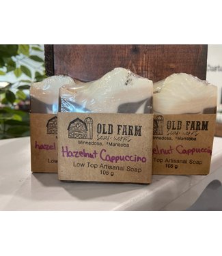 Old Farm Soap Works Hazelnut Cappuccino - Low Top Artisanal Soap