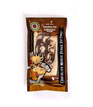 Chocolate Moose Fudge Factory Fudge - Peanut Butter Swirl 110g