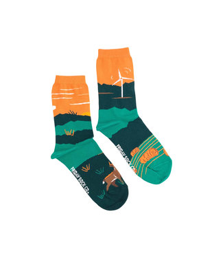 Friday Sock Co. Women's Foothills Canadian Landscape Socks