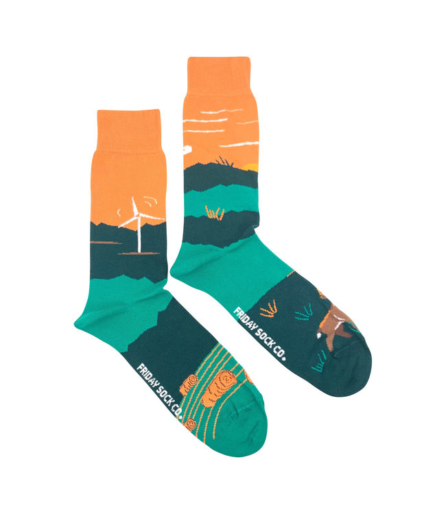 Men's Foothills Canadian Landscape Socks