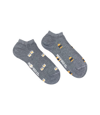 Friday Sock Co. Men's Glass & Bottle Whiskey Ankle Socks