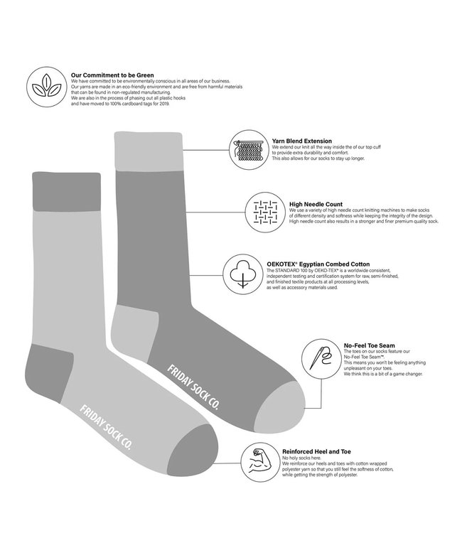 Men's Foothills Canadian Landscape Socks