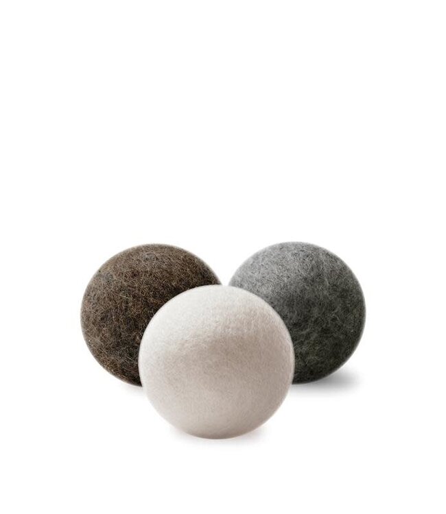100% Pure Wool Dryer Balls- Grey