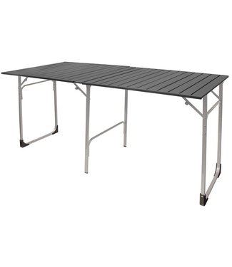 GCI Outdoor Slim Fold XL Table - Black Chrome