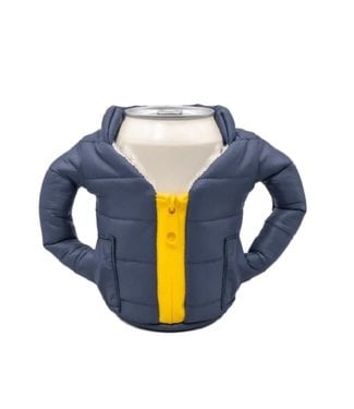 Puffin Drinkwear The Puffy - Blue & Gold Beverage Jacket