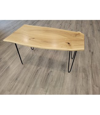 Dusty Woodworks (C) Live Edge Burr Oak Coffee Table 36" x 19"