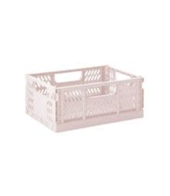 Modern Folding Crate Pink-Medium