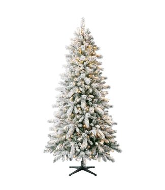 Livingstone 7.5ft. Pre-Lit Vermont Pine Artifical Christmas Tree, Clear lights
