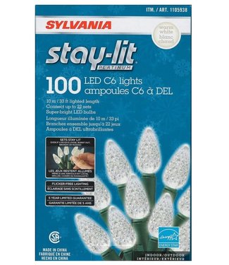 Livingstone Sylvania Stay-Lit LED Warm White Lights