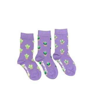 Friday Sock Co. Kid's Socks | Plants |Ages 8-12 (shoe size 3-6)